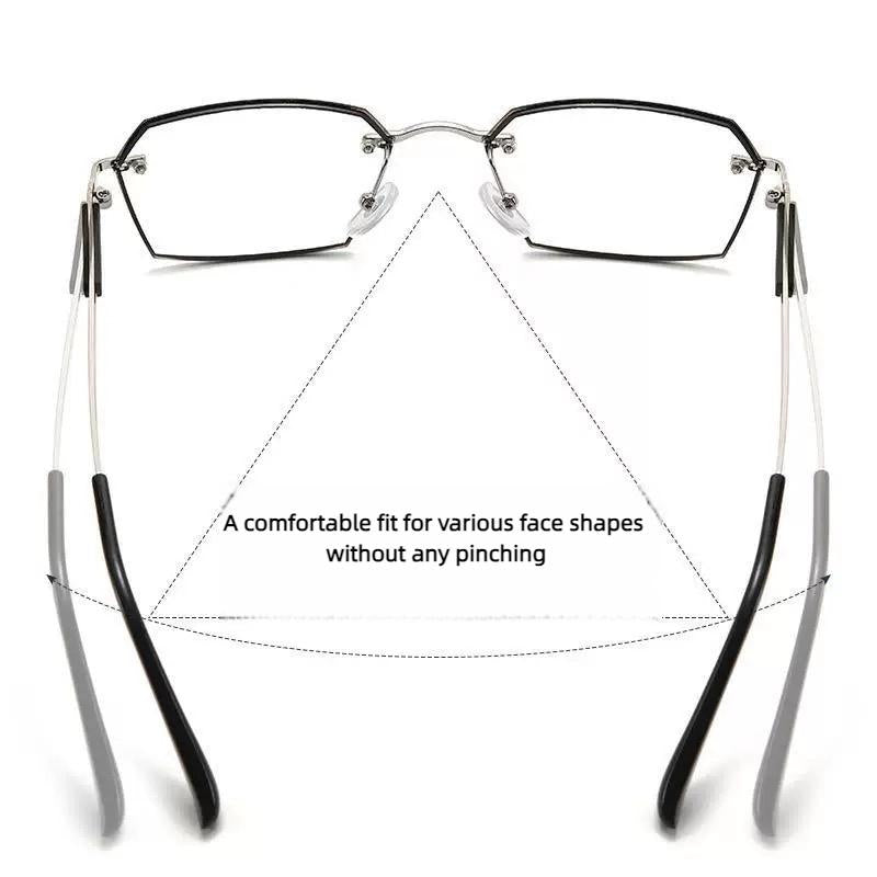 Stylish Anti-Blue Light Presbyopia Glasses for Comfortable Reading and Screen Use - Unisex, Lightweight, with Auto Zoom Feature
